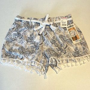 NWT Rewash Tassle Beach Short